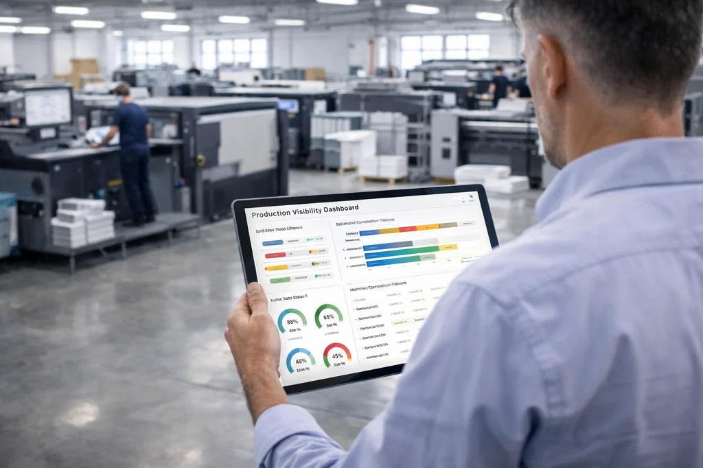 Print production management: real-time visibility guide