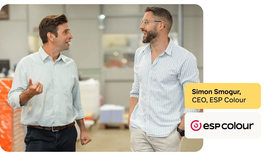 ESP Colour case study — cut quoting time 95% with GelatoConnect Estimator AI