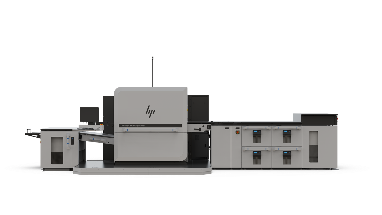Imagen de la prensa HP Indigo 18K