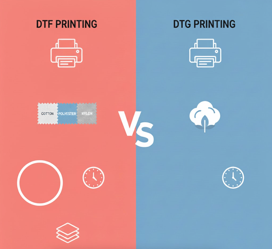 GelatoConnect - DTF vs DTG Printing: Understand the Commercial Differences
