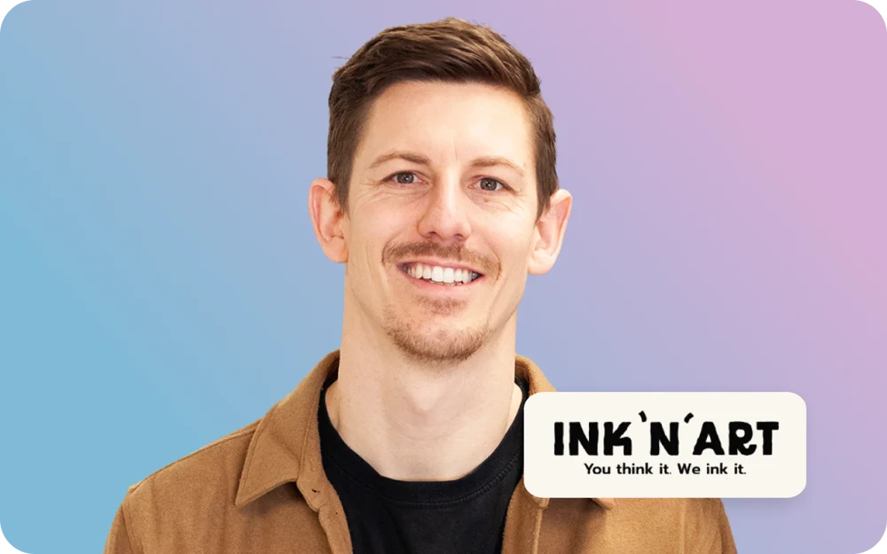 Ink n Art using GelatoConnect AI Estimator for packaging quotes