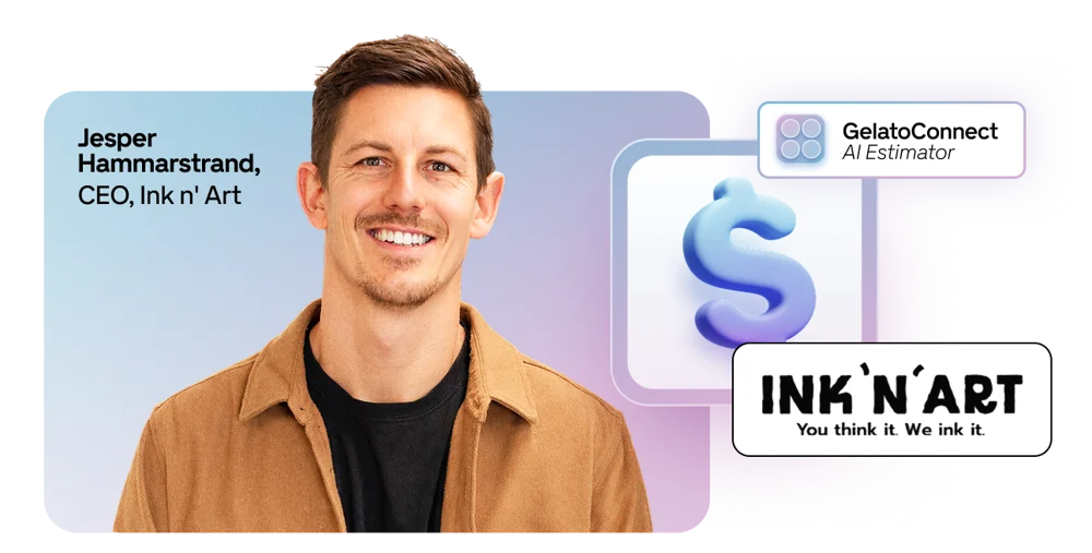 Jesper Hammarstrand, CEO of Ink n'Art, on using GelatoConnect AI Estimator to cut quoting time from hours to 20 seconds