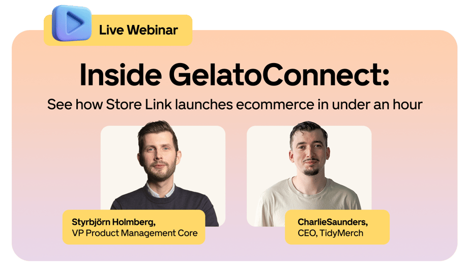 GelatoConnect - Print Apparel and Store Link webinar | On-demand