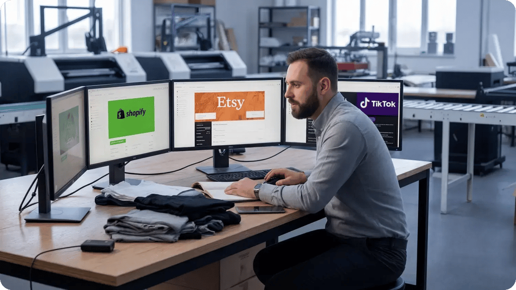 GelatoConnect - How Shopify, Etsy & TikTok Shop Are Transforming Order Intake for Apparel Decorators