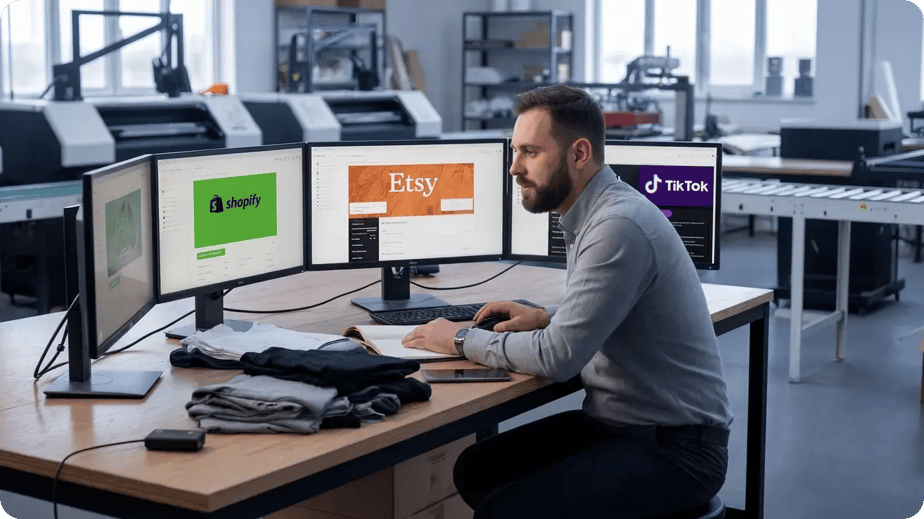 GelatoConnect - How Shopify, Etsy & TikTok Shop Are Transforming Order Intake for Apparel Decorators