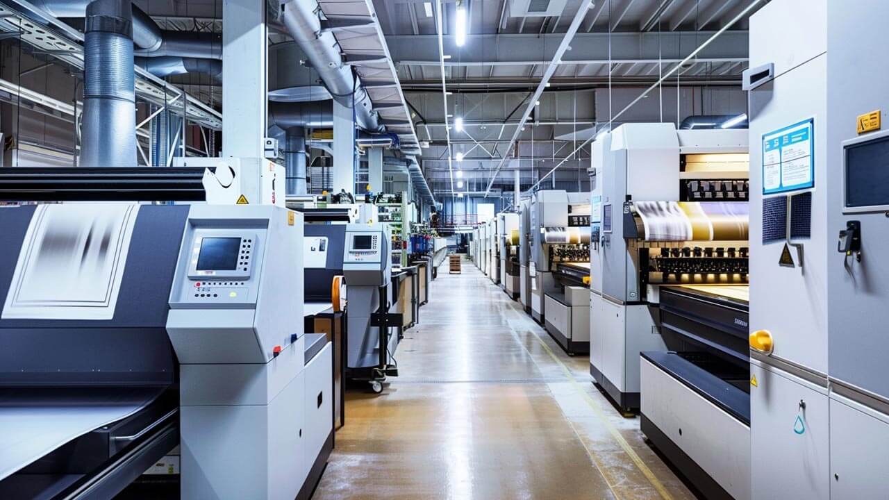 Automated printing factory