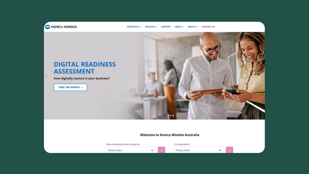 Konica Minolta AccurioPro homepage