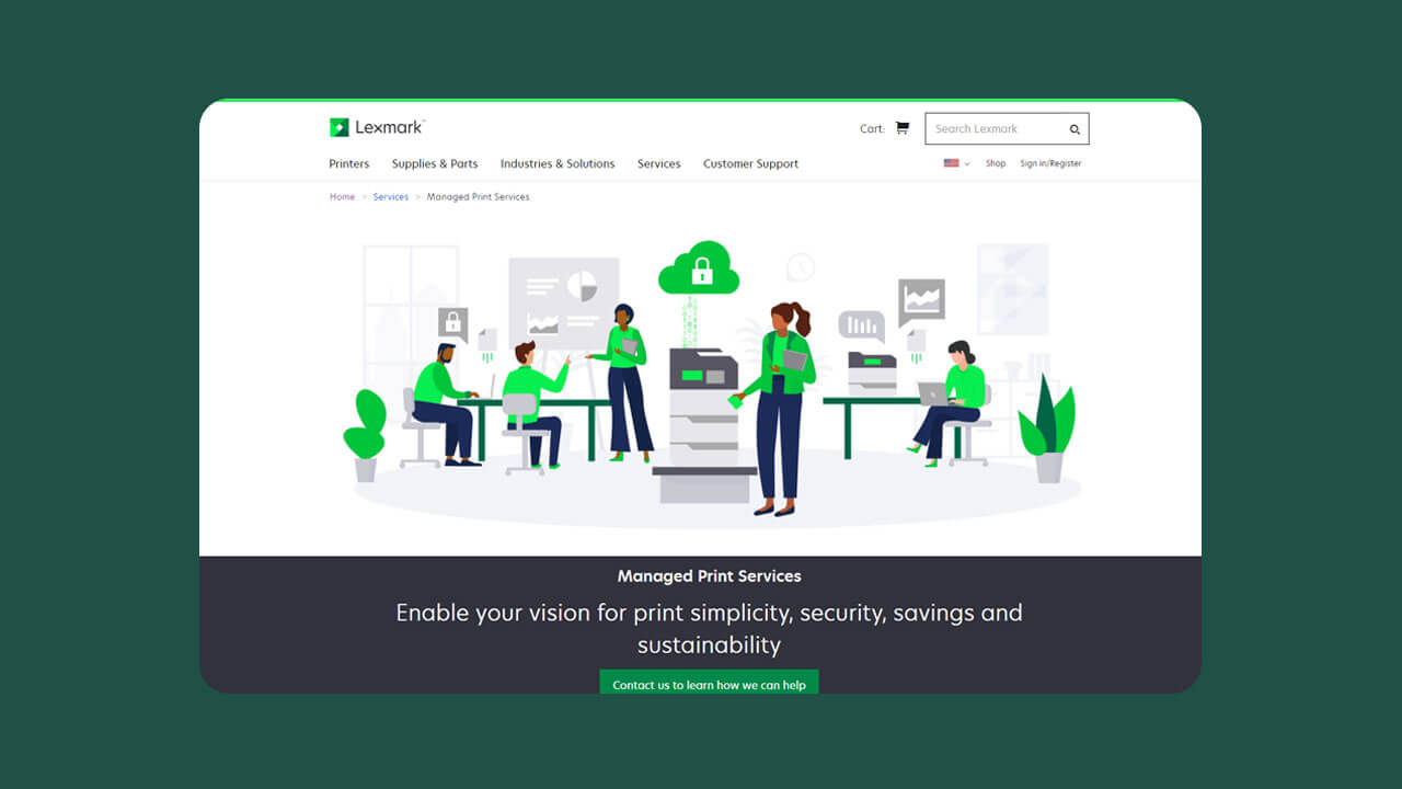 Lexmark MPS homepage
